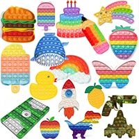 Animal Fidget Toys for Children Adults Kawaii Trend Figet Toy Kids Fun Push Bubble Down Antistress Toy Girls Boys Birthday Gift 1
