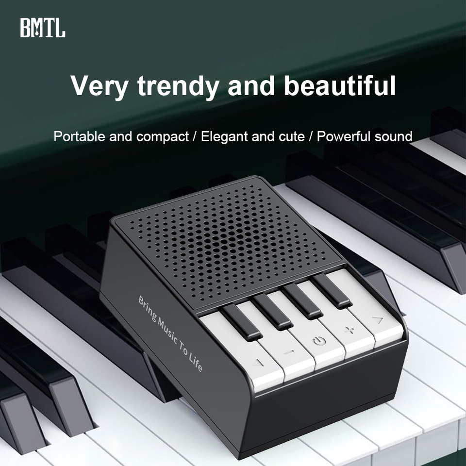 XDOBO BMTL Piano Desktop Speaker Piano shaped Speaker Suitable for New Year Gifts