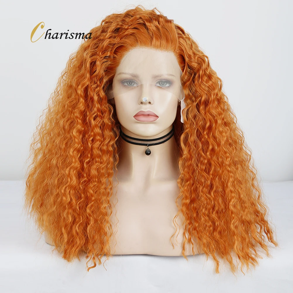 Charisma Synthetic Lace Front Wig Short Curly Wigs For Women Heat Resistant Frontal Free Part |