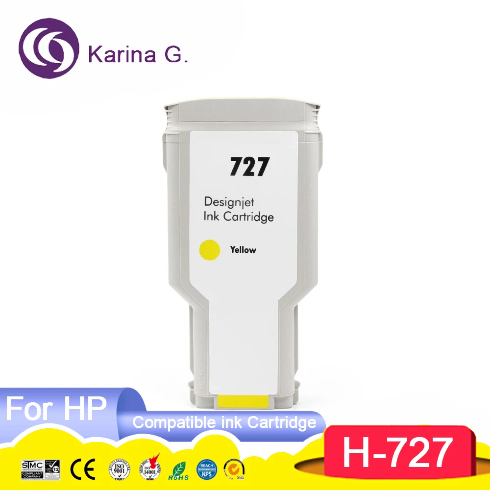 727 Premium Compatible Color Tintas Inkjet Reman Ink Cartridge for 727 Designje