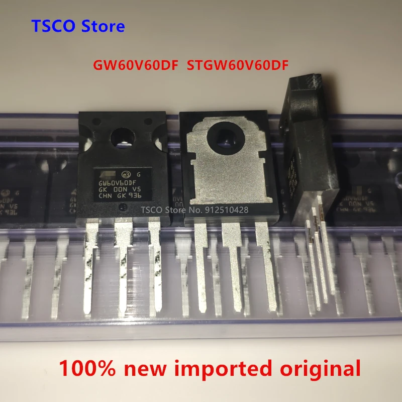 GW60V60DF STGW60V60DF 100% new imported original 10piece IGBT 600V 60A ...