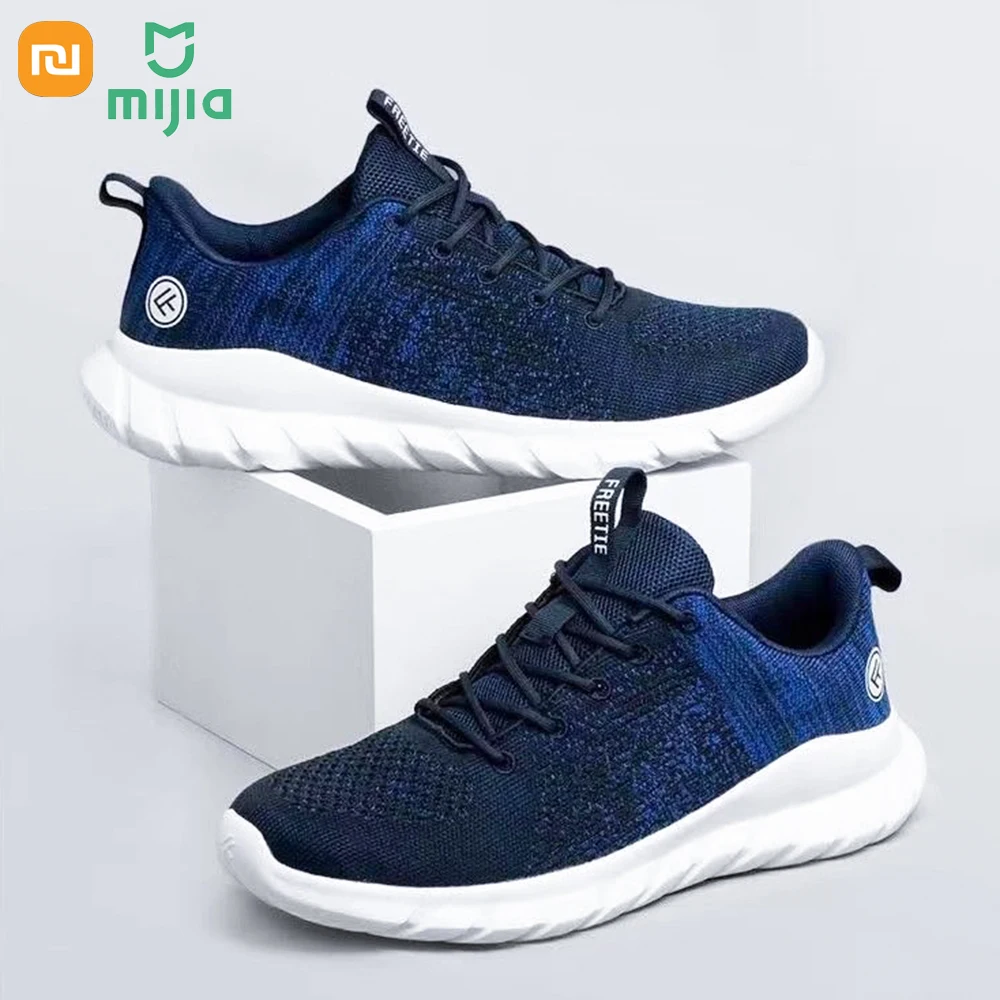 Xiaomi Mijia Men's Sports Running Shoes Campus Lightweight Rubber Outsole Casual Men Sneakers Gym Ultra Light Freetie Mi Shoes