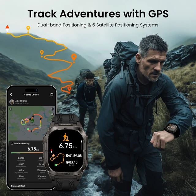 Alternative view of KOSPET TANK M4C Smartwatch