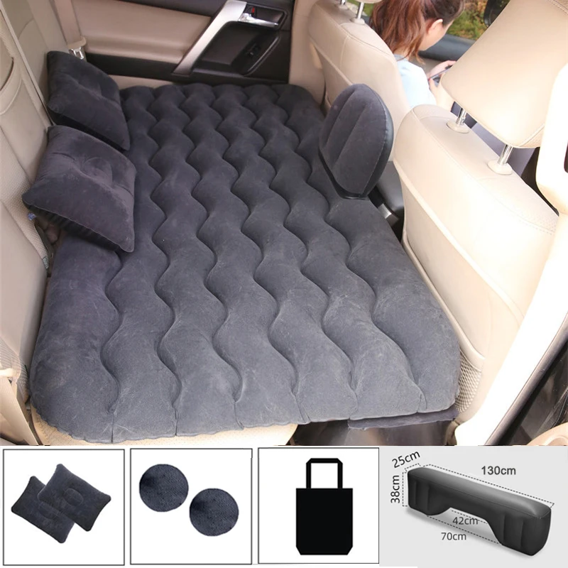 Auto Air Matratze Reise Bett Feuchtigkeit-beweis Aufblasbare Matratze Luftbett Auto Zurück Sitz Sofa für Auto Innen Ohne luft Pumpe