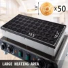 110V Mini Dutch Pancake Baker, 50PCS 1700W Commercial Electric Nonstick Waffle Maker Machine, 1.8 Inches Pancake Maker wit 4