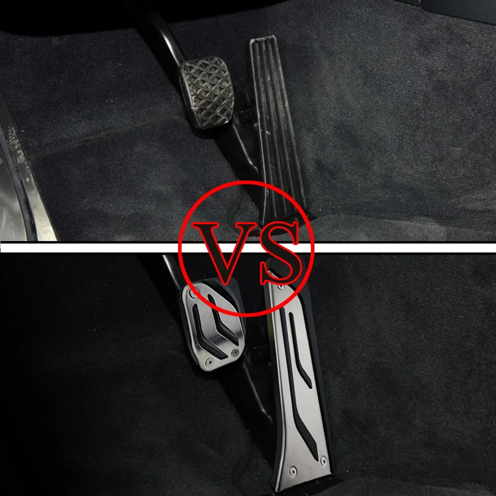 BMW M3 M2 M5 M4 M6 액세서리 패드 용 스테인레스 스틸 연료 브레이크 페달 커버 (BMW F80 F87 F10 F82 F12에 적합)