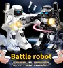 RC Robot Battle Boxing Robot Toy Remote Control Robot 2.4G Humanoid Fighting Robot with Two Control Joysticks Toys for Kids 1