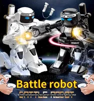 RC Robot Battle Boxing Robot Toy Remote Control Robot 2.4G Humanoid Fighting Robot with Two Control Joysticks Toys for Kids 1