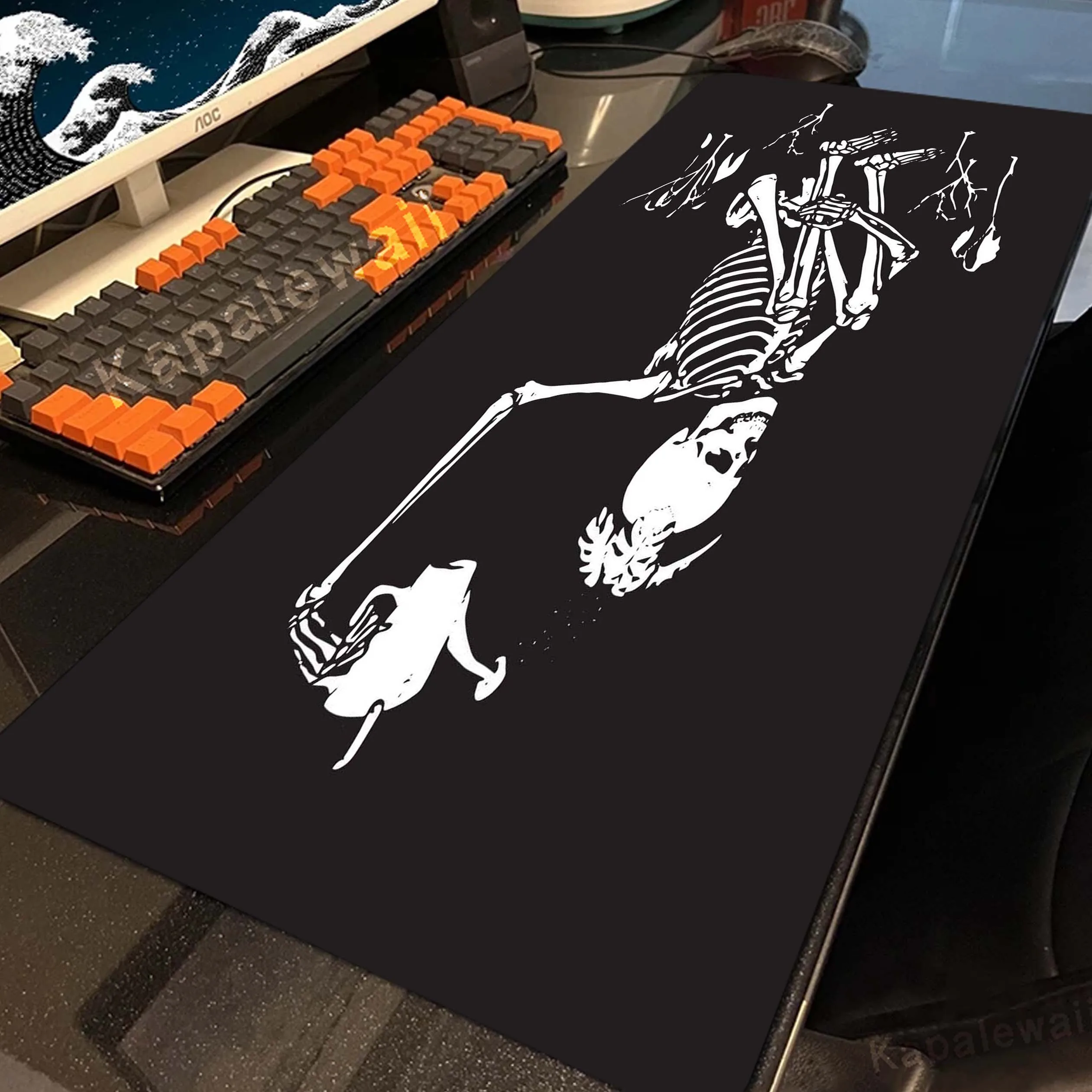 

HD Print Gothic Style Gaming Mousepad Gamer Speed Keyboard Pads Laptop Carpet Gamer Rug Gaming Setup Accessories 900x400mm