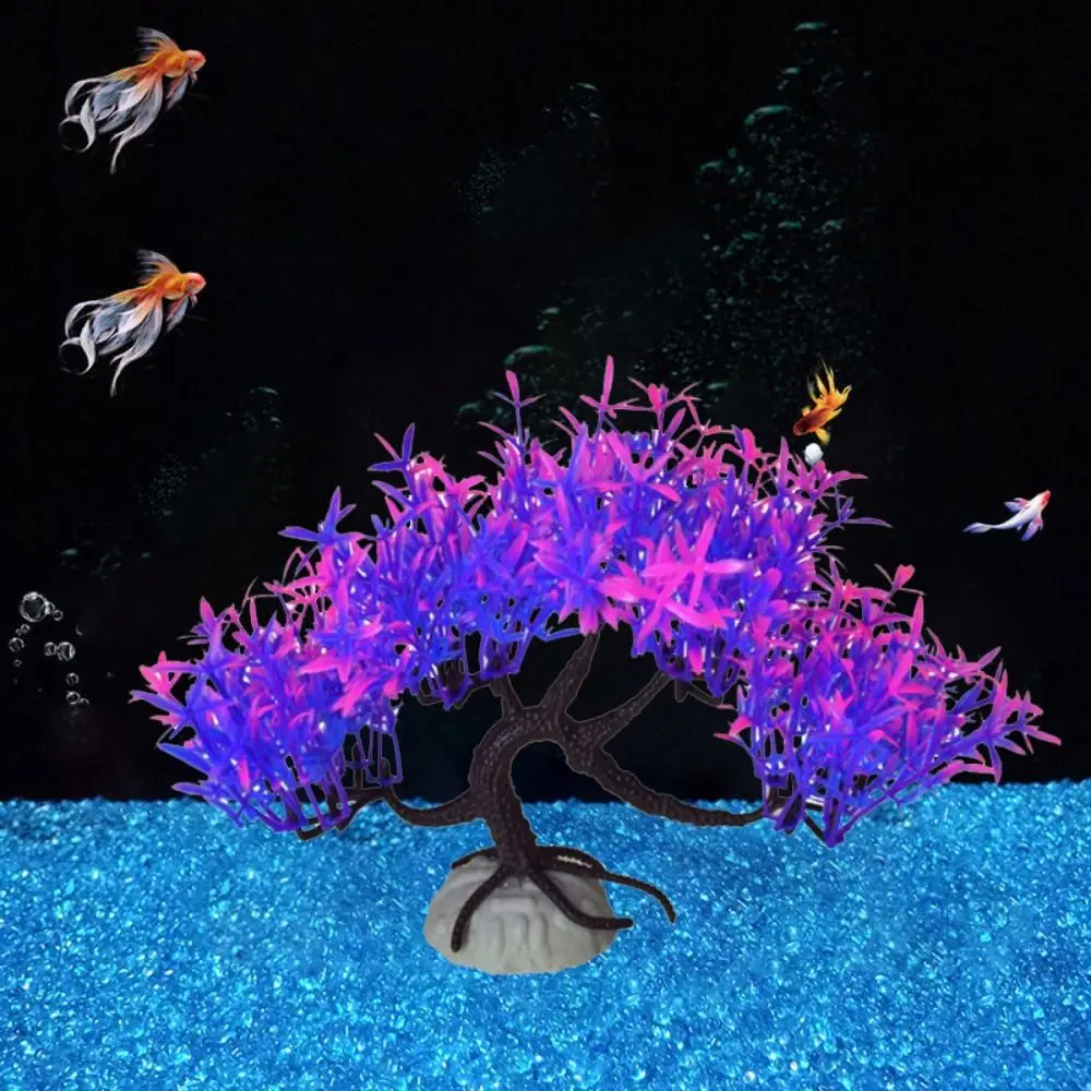 

Decorative Simulated Welcoming Pine Plastic Lifelike Artificial Water Plants Colorful Fake Water Weeds Ornament Home