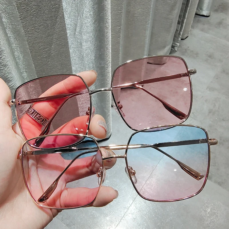 KAMMPT Luxury Fashion Glasses Women 2021 Oversize Vintage