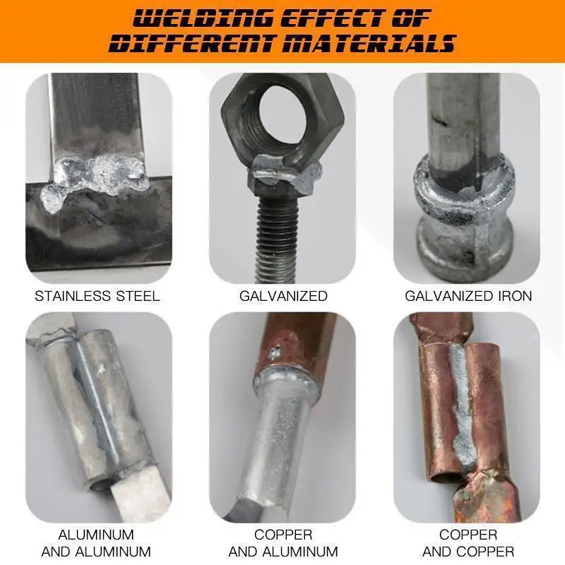 Welding Rods Aluminum Welding Rods 3pcs Powder Cored Aluminum Welding Rod Low Temperature Easy Melt for Welding