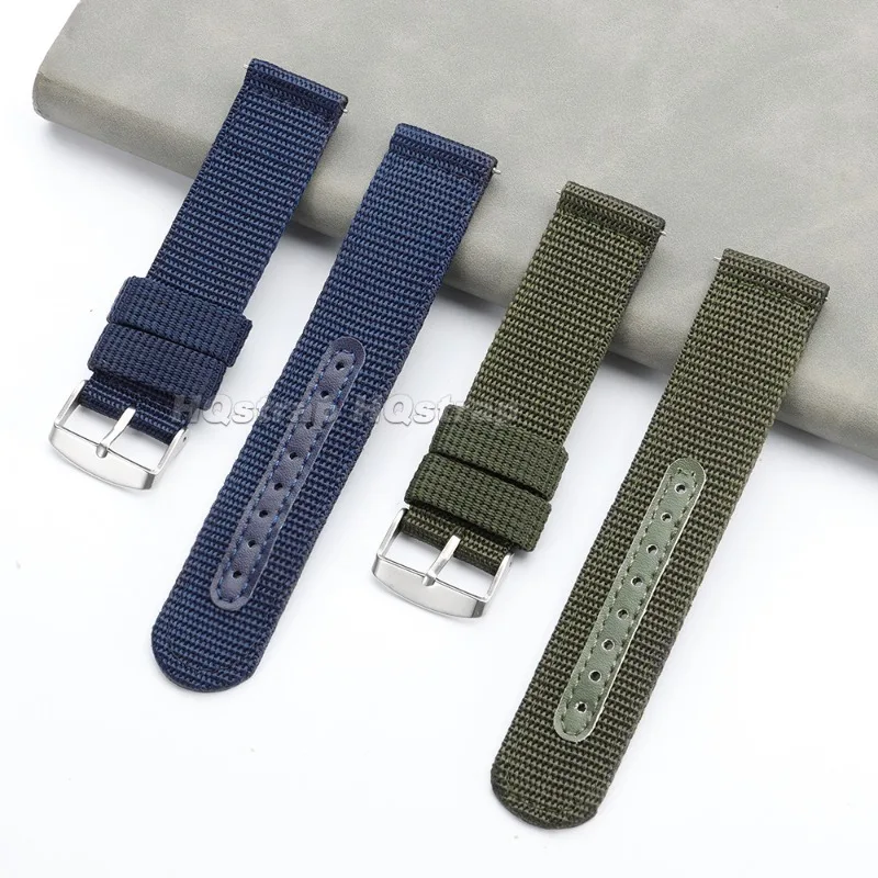 Breathable Nylon Strap - Durable Canvas Quick Release Wristband