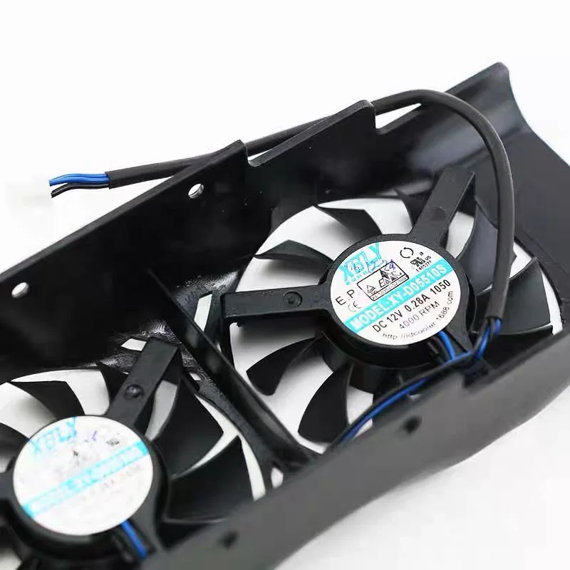 Cooling fan for MSI Geforce GTX 750 Ti 2Gb LP graphics card XY-D05510S 0.28A 2Pin GTX750 Ti