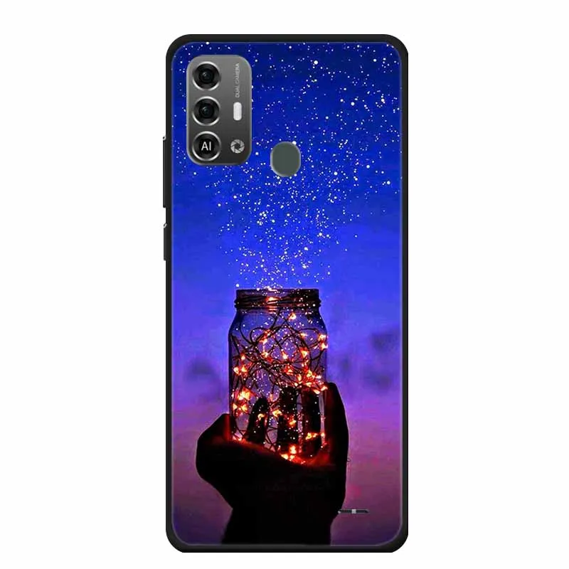 Lovely Soft TPU Painted Cat Silicone Cover - Protective Phone Case Accessory
