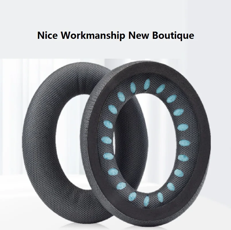 New Material Replacement Ear Pads Earpads for Bose QC45 QC35II QuietComfort Mesh Protein Leather Ear Cushion for Headphones