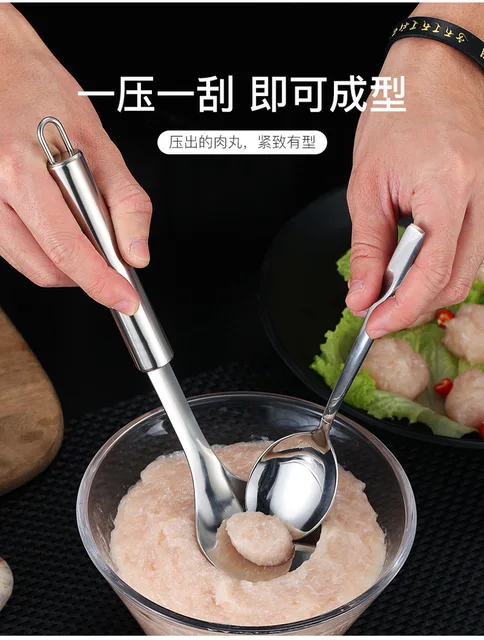 Stainless Steel Meatball Maker Spoon 3
