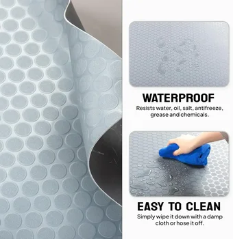 7.5x17 FT PVC Garage Floor Mat 1