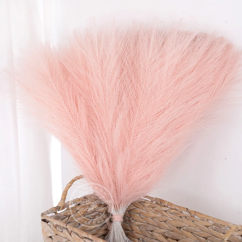 Artificial Pampas Grass Bouquet for Home and Wedding Decor - Elegant Dried Flower Arrangement 43cm