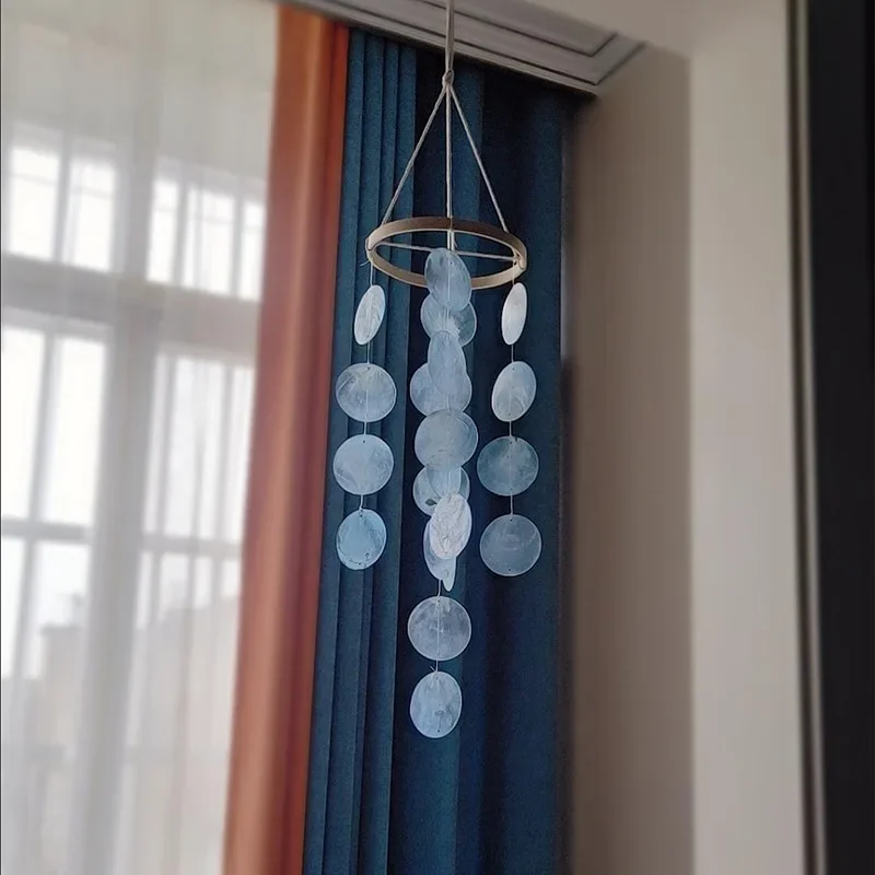 INS Windchimes Home Decor Natural Shell Dream Wind Chimes Bohemian Dream Catchers Kids Room Nursery Decor Special New Year Gift 2
