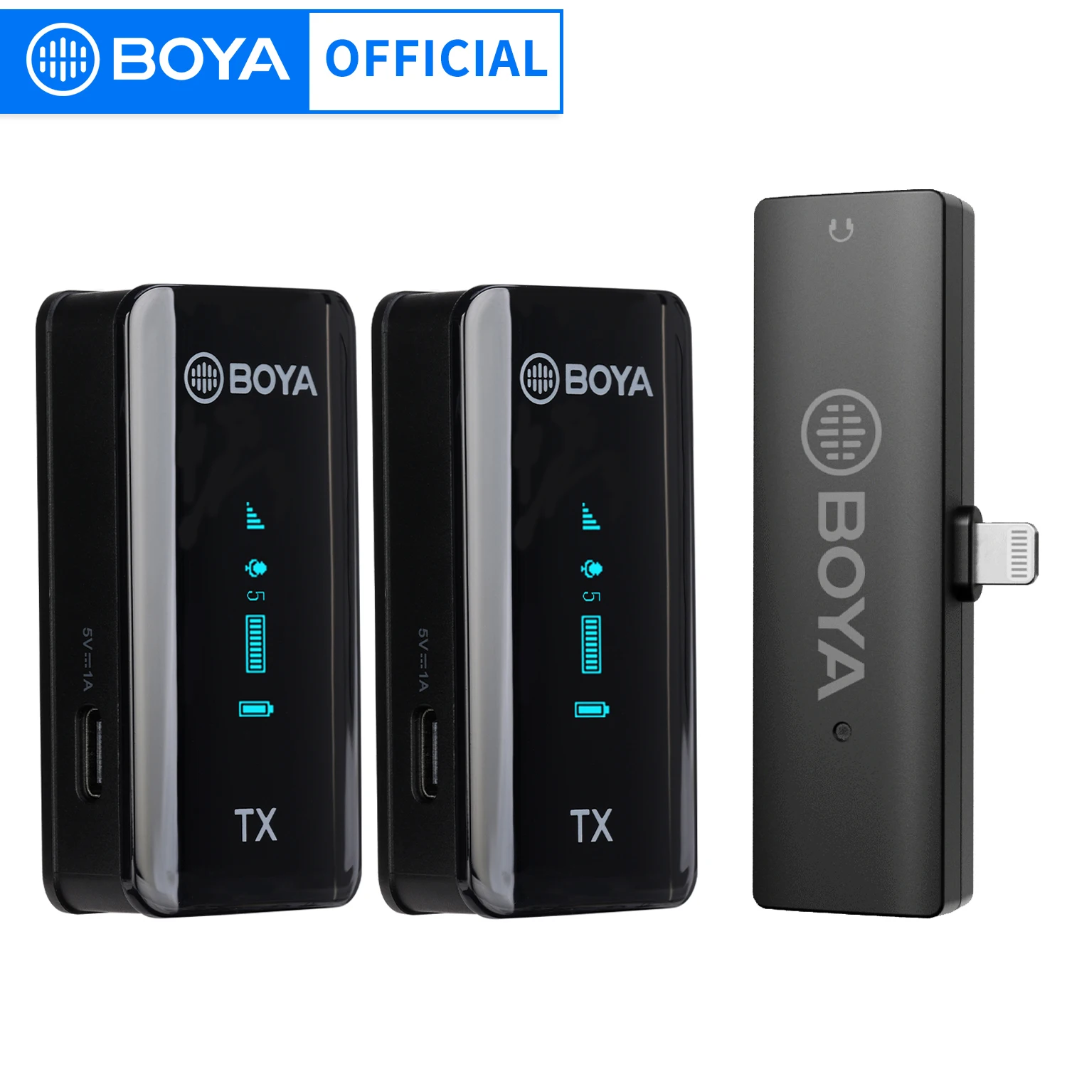 BOYA BY-XM6 S3 S4 무선 Lavalier Lapel 전문 마이크 오디오 시스템 iphone ipad iOS 장치 녹음 스트리밍