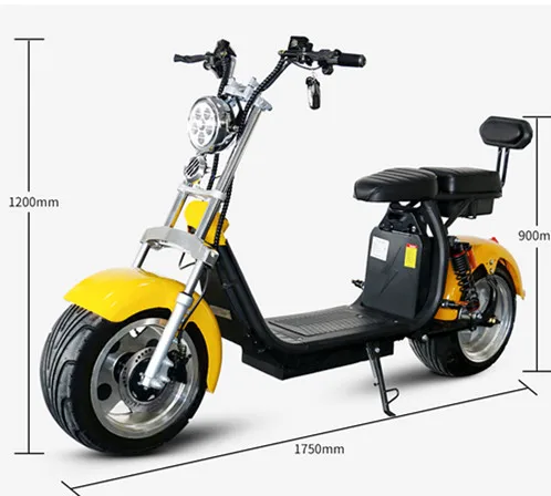 

Classic hot selling 2 wheel electric scooter citycoco 1000w- 2000w cheap price motorcycle