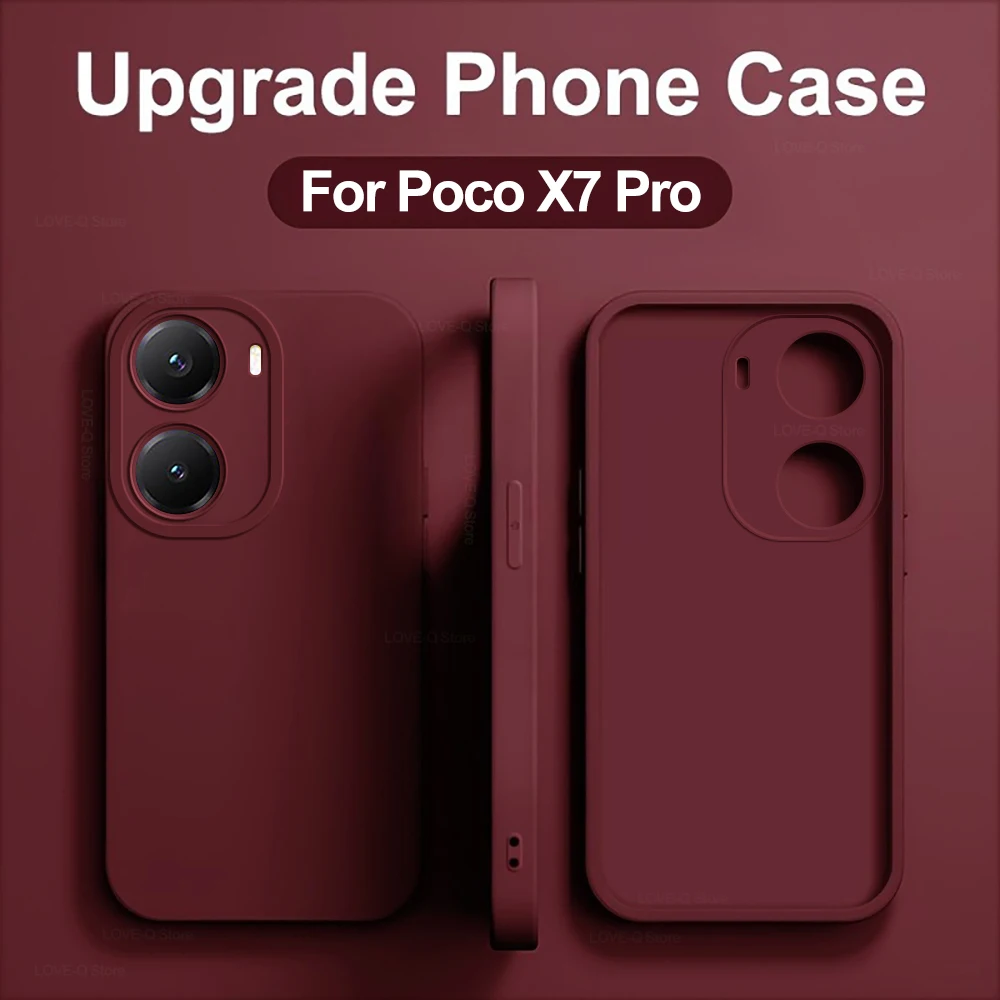 Luxury Liquid Silicone Shockproof Phone Case Protector Cover