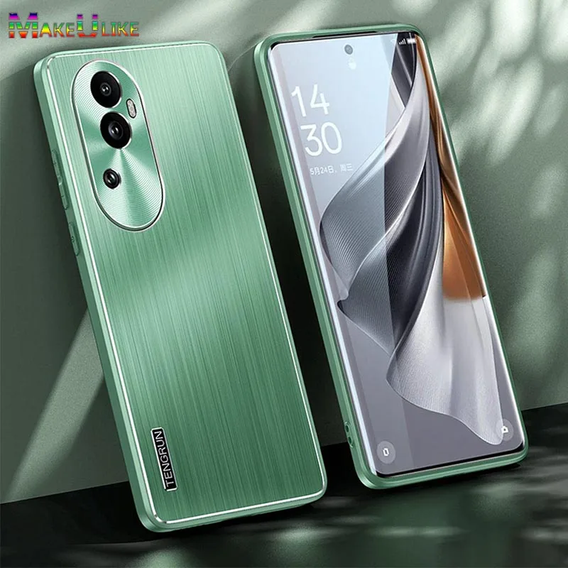 

Чехол для OPPO Reno 10 Pro Plus чехол силиконовый бампер матовый металлический противоударный защитный чехол для OPPO Reno 9 10 Pro Plus чехол