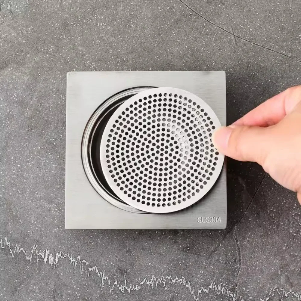 Universal 304 Stainless Steel Round Floor Drains Shower Drains Anti-clogging Hair Catcher Bathroom Fixture floor drain,shower drain
