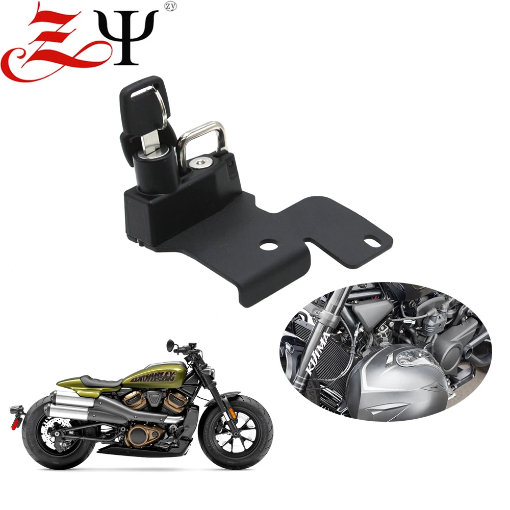 

RH1250 S замок для мотоциклетного шлема с защитой от кражи, защитный замок для HARLEY SportsterS RH1250S 2021- NIGHTSTER RH975 2022-