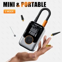 Pompe à Air électrique pour voiture, gonfleur de pneus Portable, injecteur d'air sans fil, affichage LCD, compresseur d'air pour voiture, moto, vélo, boule de pneu 1