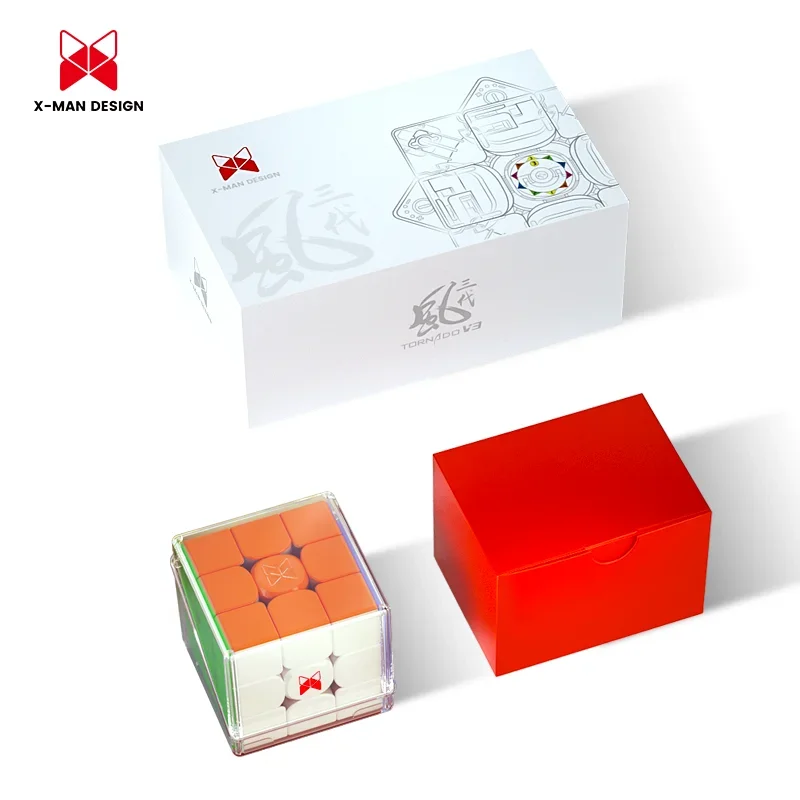 [ECube] QiYi XMD Tornado V3M 3x3 Flagship Version Magnetic Magic Speed Cube Qiyi XMD Tornado V3 M Pioneer Version Puzzle Toys 5