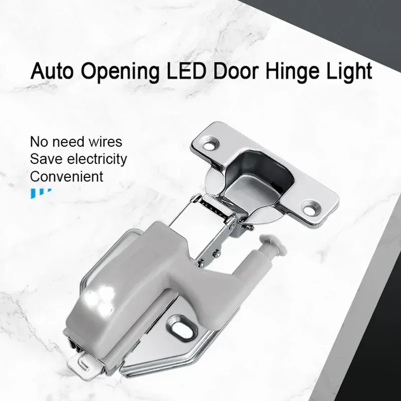 Description Picture 3 of item1pcs LED Inner Hinge lamp Under Cabinet Light Universal Wardrobe Light Sensor Led Armario For Cupboard Closet Kitchen Bedroom
