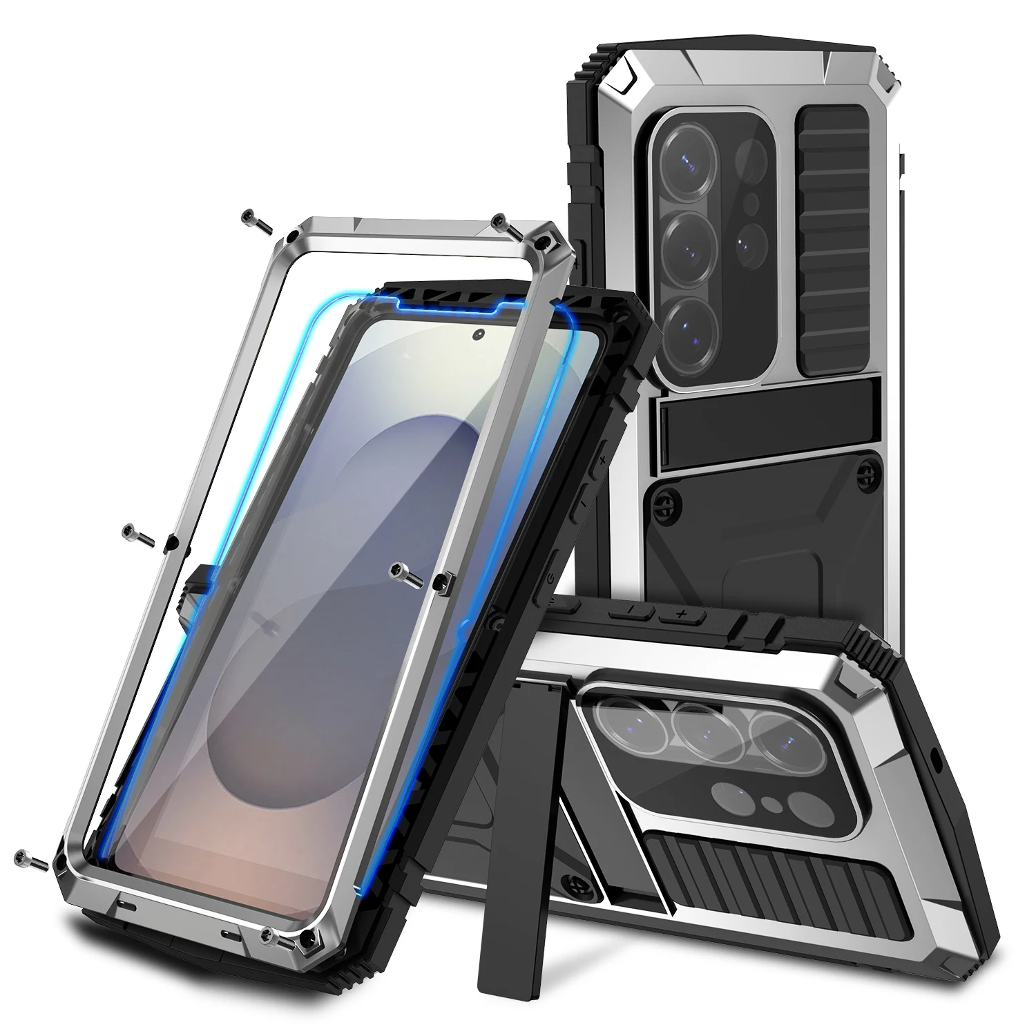 Heavy Duty Armor Metal Phone Case - Enhanced Protection Cover