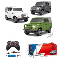 Simulated Wazi Off-Road Vehicle 212 Jeep Nostalgic Remote Control Lada Military Truck Car Model Children'S Toys Christmas Gift 1