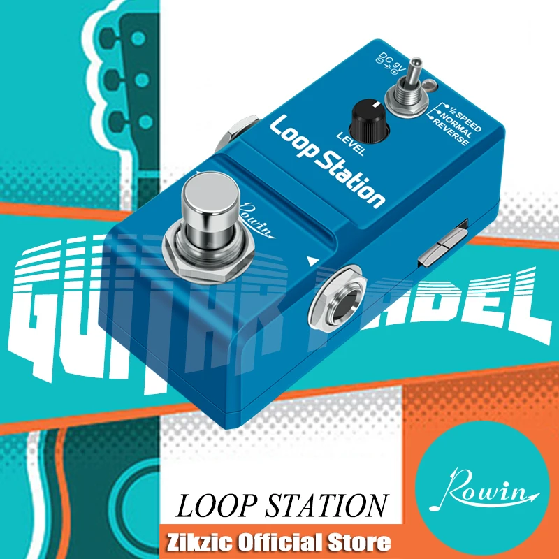 RowinLN332ASGuitarMiniLoopStationSDCardPedalLooperEffect