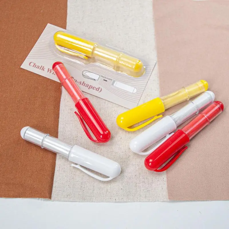 Sewing Chalk Erasable Tailor Fabric Pens For Quilting Marking Sewing Fabric  Pencils Ergonomic Tailors Chalk Fabric Markers - AliExpress