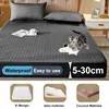 Waterproof Fitted Sheet, Thickened Quilted 100% Waterproof Mattress Cover, Mattress Protector, Bed Cover For Living Room 160x200 2