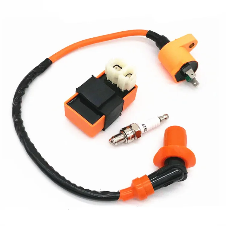 

Motorcycle Racing AC CDI Box Ignition Coil Spark Plug For GY6 50cc-150cc ATV Moped 4-Stroke Engines Scooters Coolsport NST