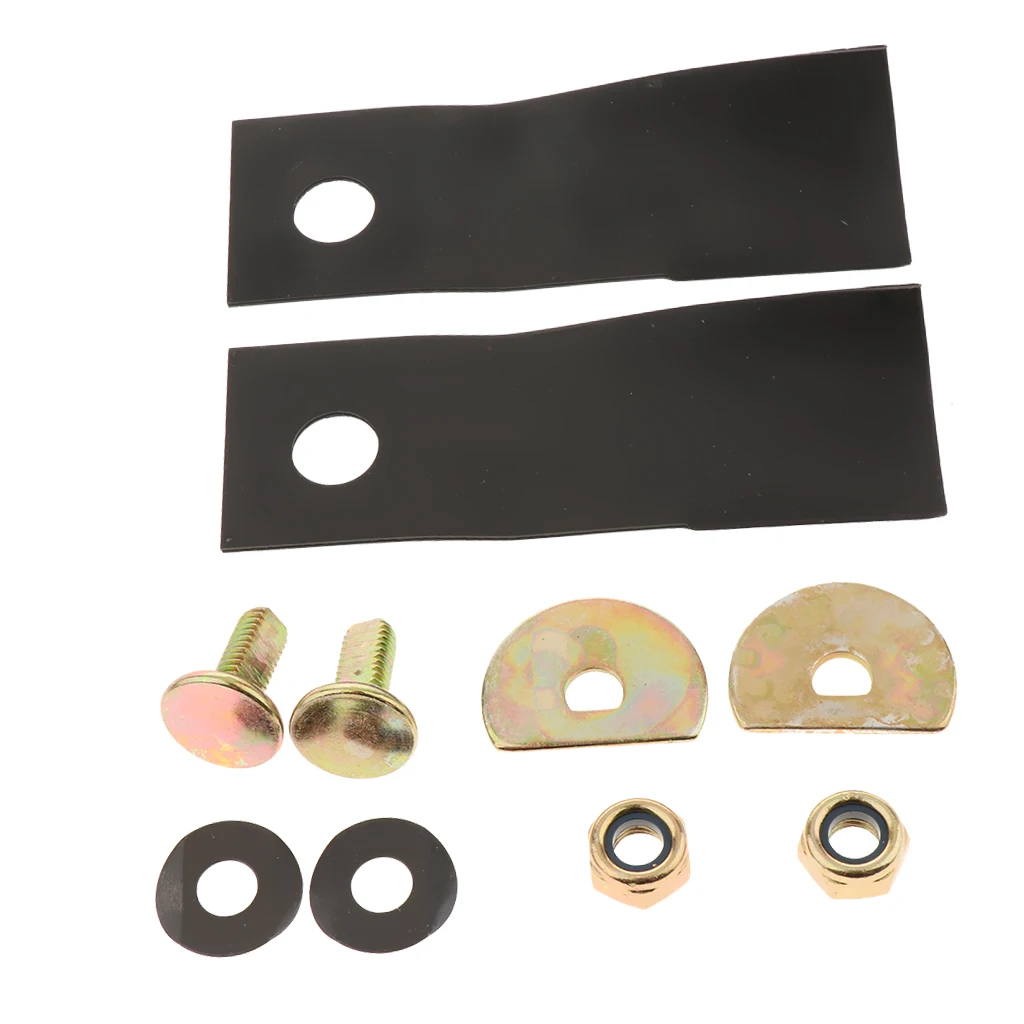 Lawn Mower Blade for GXV160 Mower Parts with Screws Swing Back Blade Bolt Kit,