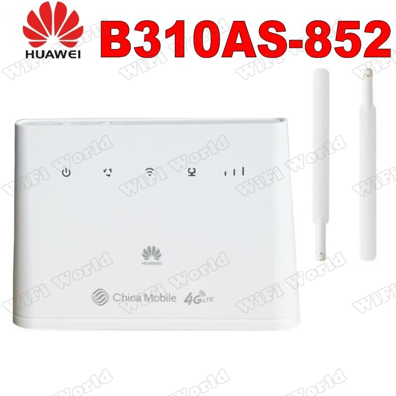 Unlocked Huawei B310AS 852 4G CPE Router Plus Antenna Sim Card Modem