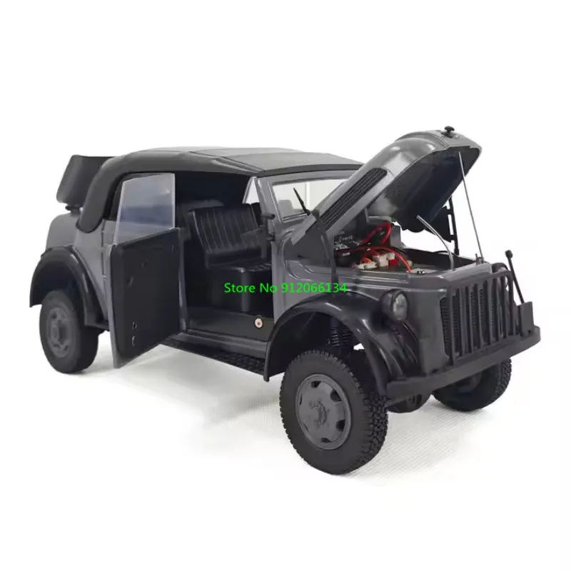 Professional Off Road 2To1 Convertible Command Vehicle RC Truck Car 4X4 1/18 Scale 4CH Smoke&Lighting Remote Control Truck Model 3