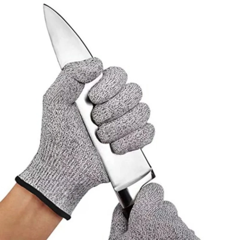1 Pair Cut Resistant Safety Gloves - Multi-Purpose Anti-Scratch Protection for Industry, Gardening, Glass Handling Work Gloves