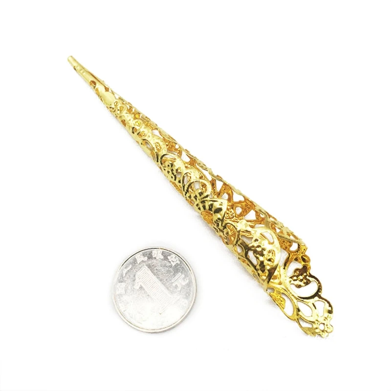 Finger Tip Claw Ring Ancient Queen Costume Fingertip Claw Ring Decor 4
