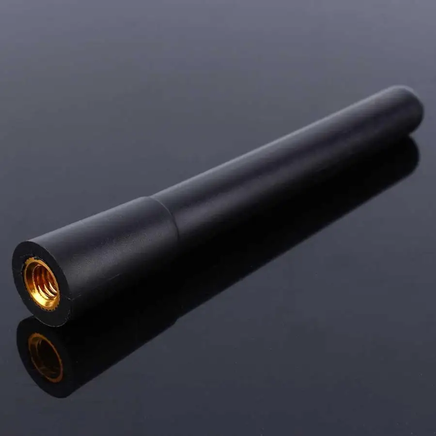 Car Antenna FM Antenna Roof Antenna Car Truck Black Short Stubby Antenna AM FM Radio Aerial Mast Screw in Type
