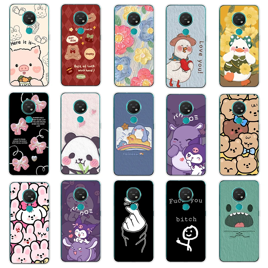 5 Per Nokia 5.4/7.2/Nokia 6/Nokia 7/Nokia 230 Custodia Tpu Custodia Protettiva In Silicone Morbido