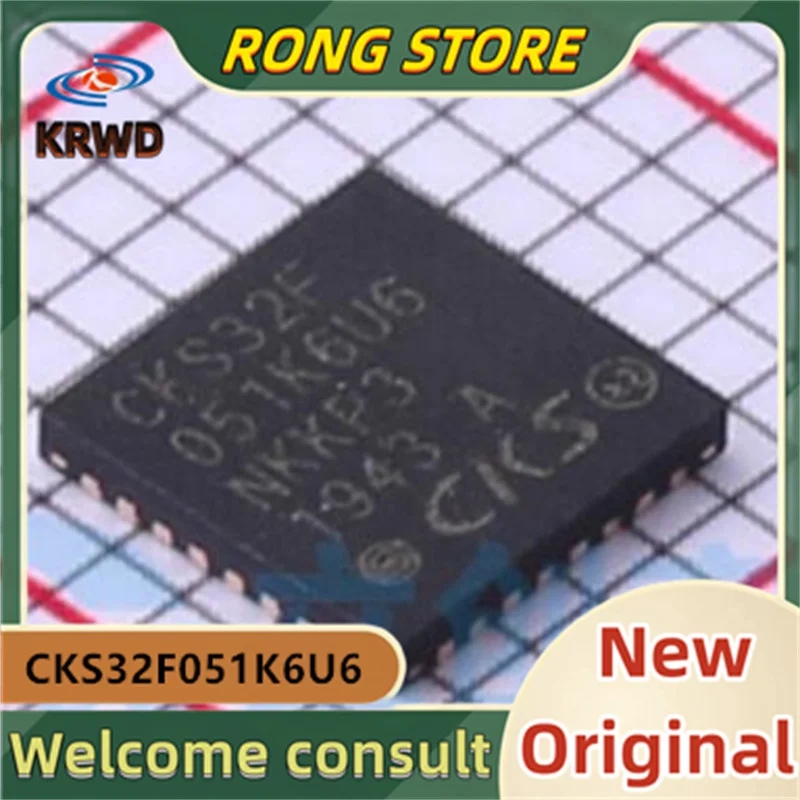 

Новый и оригинальный чип CKS32F 051K6U6, 5 шт., IC CKS32F051K6U6 CKS32F051, строгий 32-битный контроллер MCU