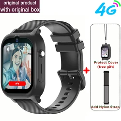 Children's Smart Watch with 4G GPS, Video Call, and SOS Features - Europeab version (Add Nylon Strap)