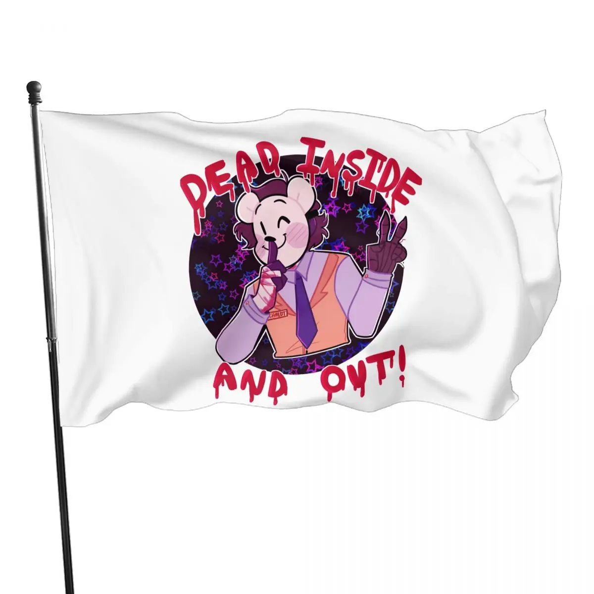 Fnaf Dead Inside And Out Banner Outdoor Calore Dolcetto O Scherzetto Splendido Invia Parenti E Amici Cute Kids Bedroom Decor Soft