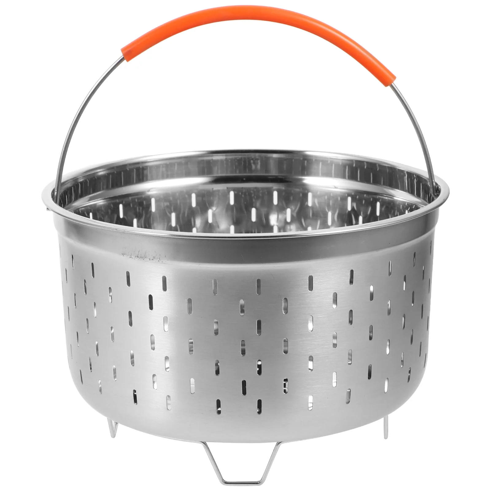 

Stainless Steel Rice Steamer Convenient Basket Stackable Insert Pans Pots for Cooking Hair Seafood Baskets Noodle Strainer